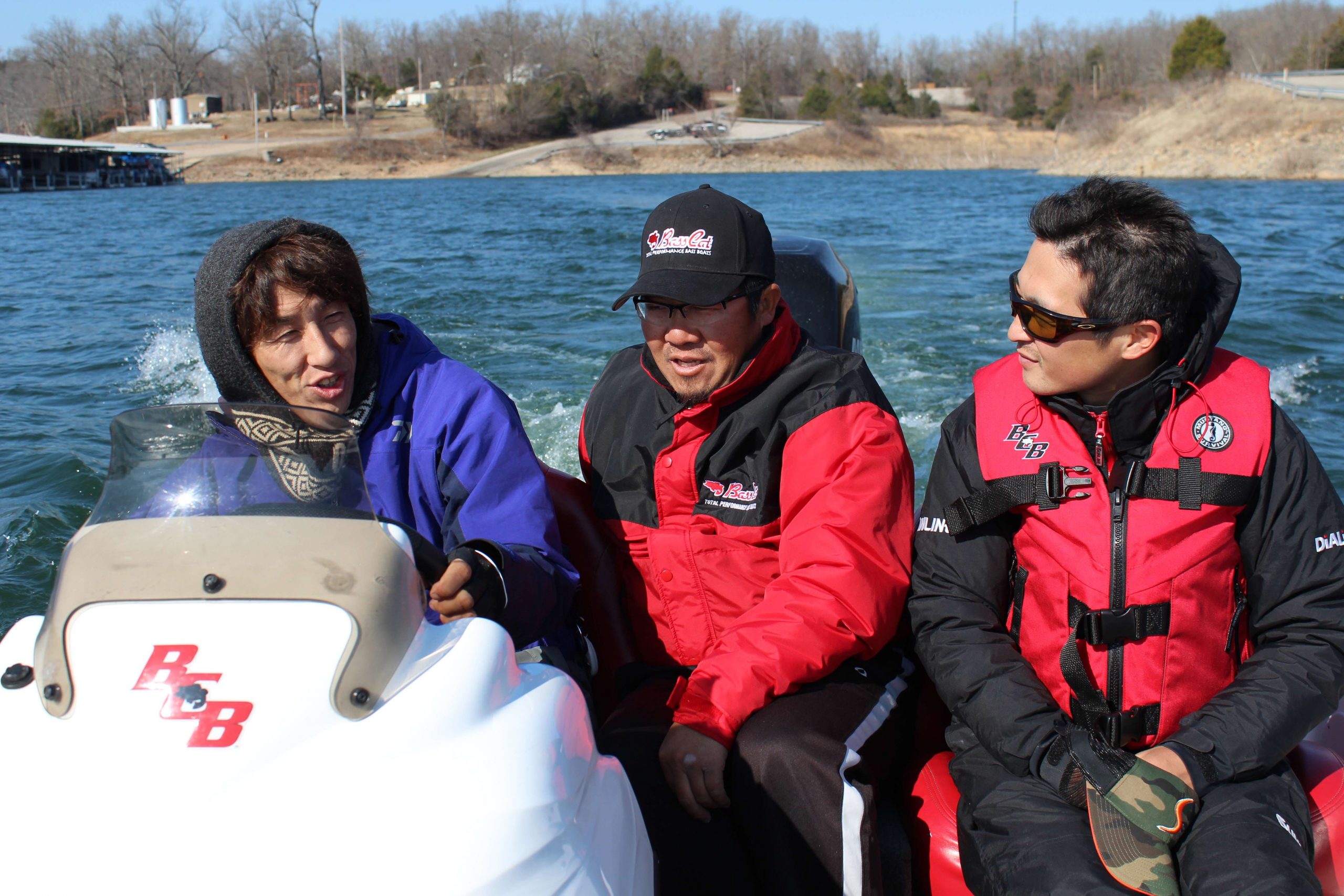 Here, Kiriyama talks to the team about Lake Norfork, offering tips on how to break it down.