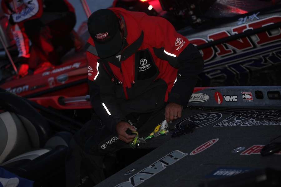 Mike Iaconelli is all business. 