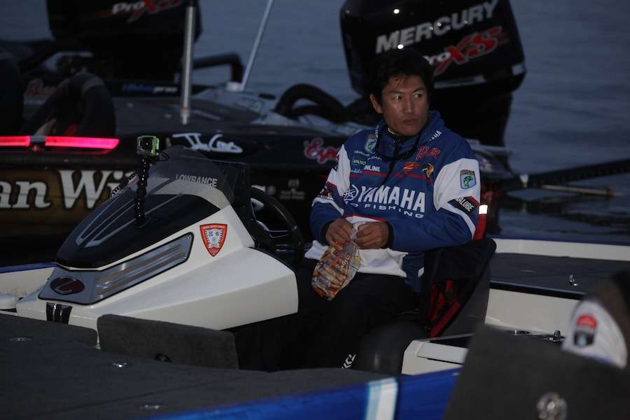 Takahiro Omori brought in 20-7 yesterday, one of the bigger bags of the day. 