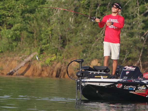 Brandon Palaniuk is one of several Elite Series pros fishing this week at Douglas.