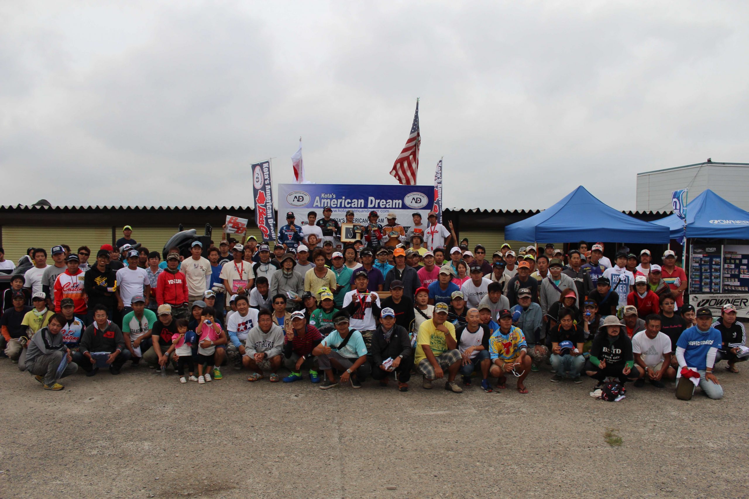 There were more than 160 people who fished the event which makes Kotaâs American Dream the largest open team tournament in Japan.