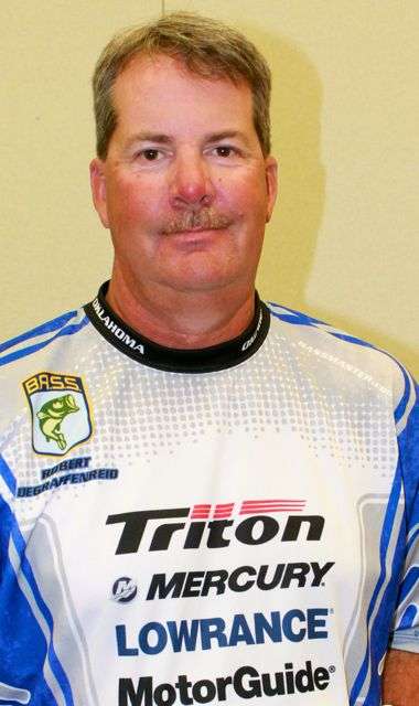 Oklahoma angler Robert DeGraffenreid is in 8th place after catching 10-4 on Day 2 for a total so far of 21-4,