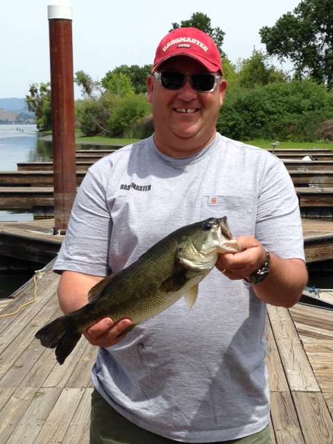 Stewart caught a healthier bass on Californiaâs Clear Lake once the team arrived there for the College B.A.S.S. event.