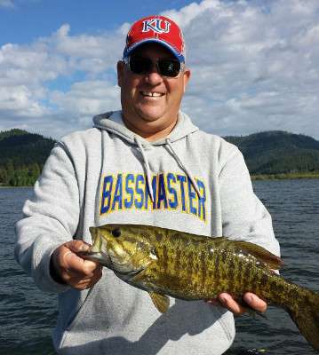 Stewart canât get enough of Western bass fishing. He stayed behind a few extra hours so he could catch beauties like this one on Washingtonâs Newman Lake â¦