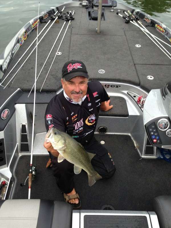 No. 2 for Pete Ponds. Photo by Bassmaster Marshal Mike McMahon