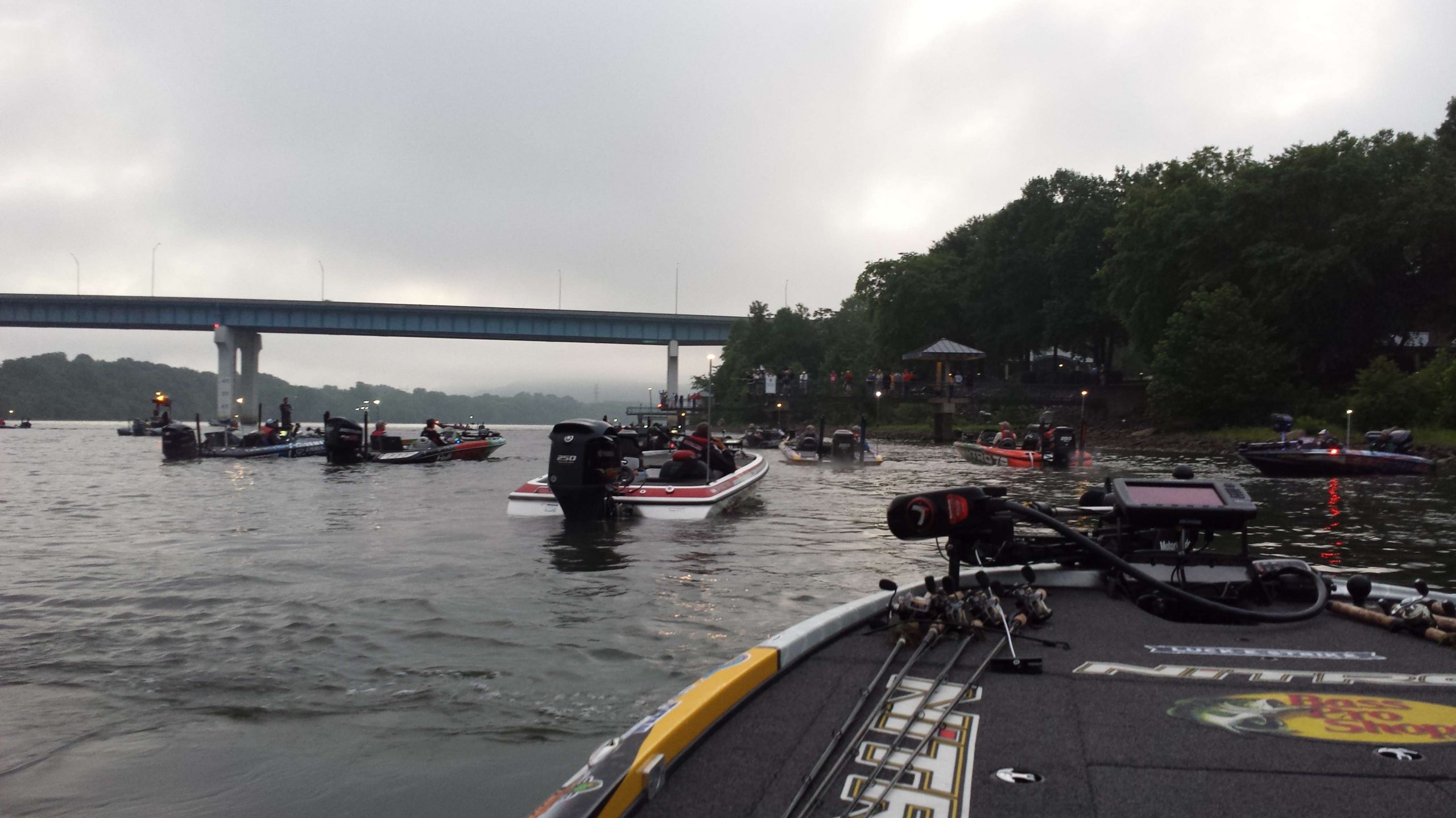 On Day 3 of BASSfest, Ninety anglers took off on Nickajack Lake for one last chance to qualify for the second half of BASSfest competition on Chickamauga Lake. 
<br>Photo by Bassmaster Marshal Jason McCanless