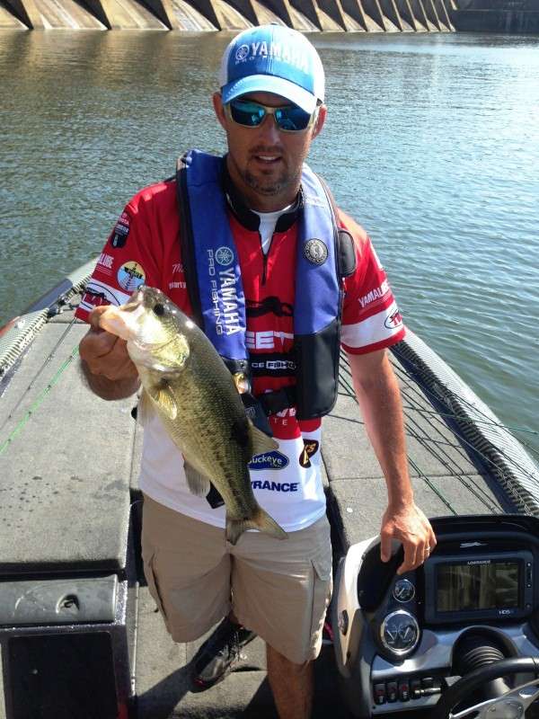 No. 2 for Marty Robinson. Photo by Bassmaster Marshal Mike McMahon