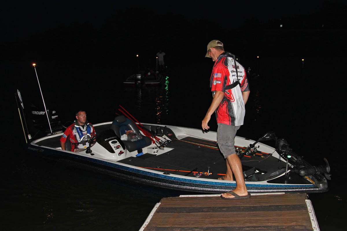Anglers launched in cool, breezy conditions on Day 3.