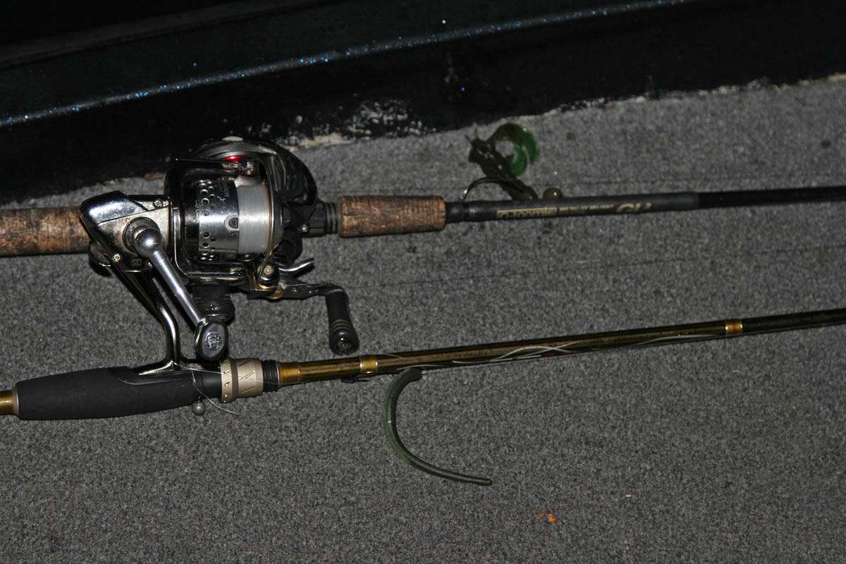 The tough conditions facing anglers on Kerr Reservoir will likely require a mix of baitcasting and spinning gear.