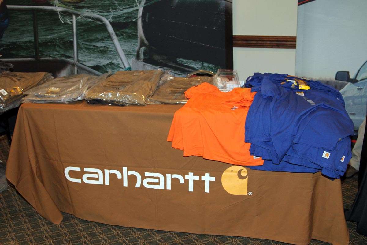 There was plenty of Carhartt gear for all.