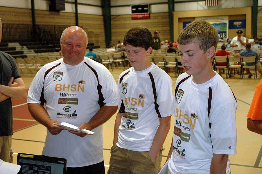 Bloomington High School North checks in for the tournament. 