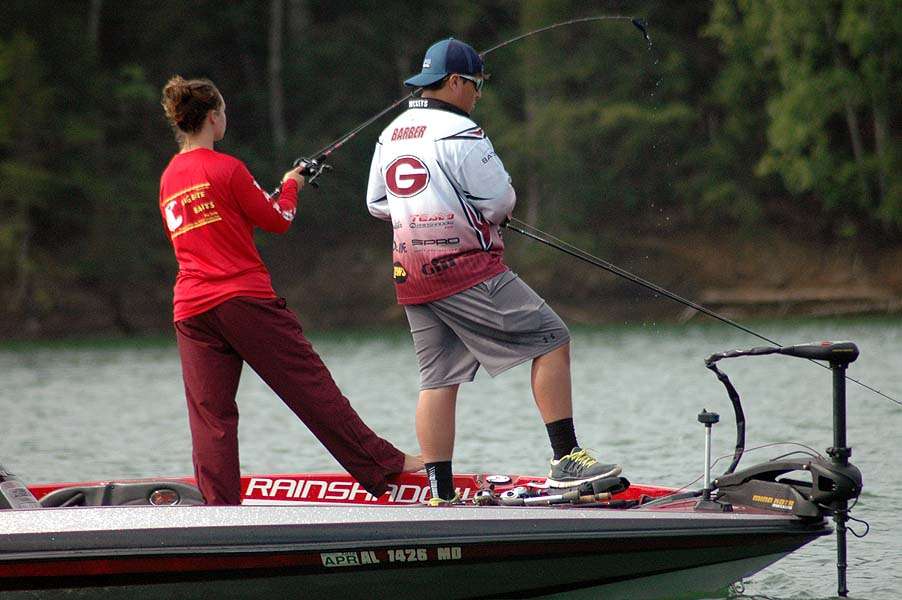Laura Ann Foshee and DJ Barber are one of several co-ed teams competing in the Bassmaster High School Open presented by Carhartt. 