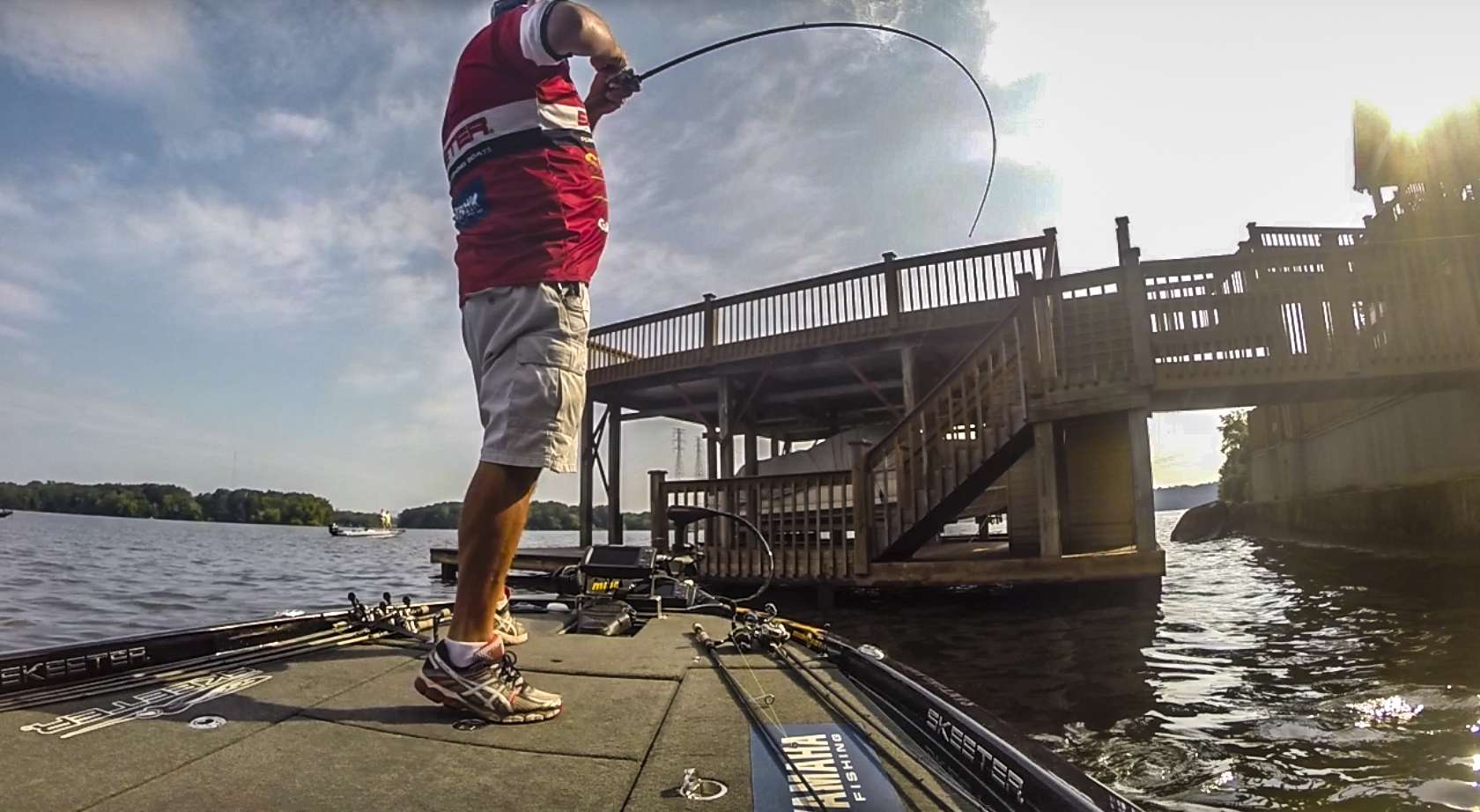 The shallow dock bite was responsible for most of Herren's weight this week. 
