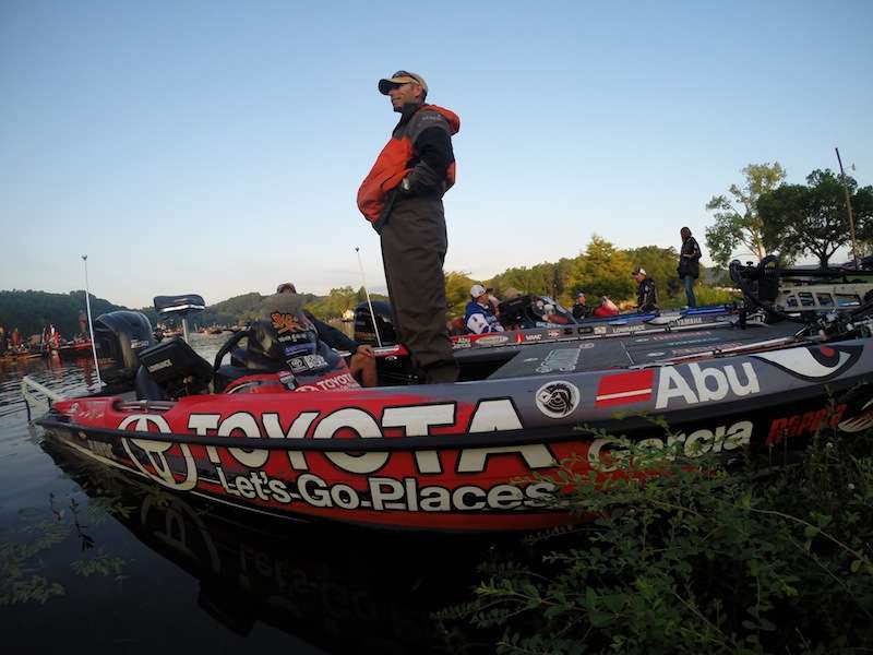 Mike Iaconelli hopes to put the train back on the tracks after a rough Day 2. 