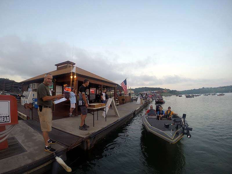 Itâs 6:30 a.m. EDT and the boats are idling out into Douglas Lake for the day. 
