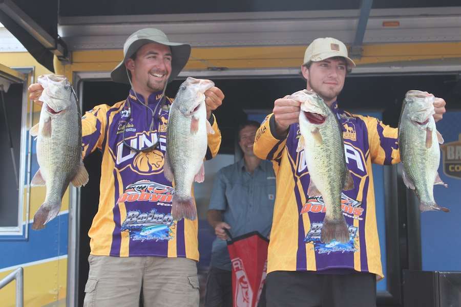 Dawson Lenz and Robb Young, the University of North Alabama (5th, 20-0)