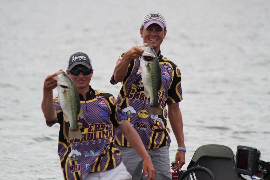 Michael Corbishley and Ronnie Moore of East Carolina University with a couple good ones. 