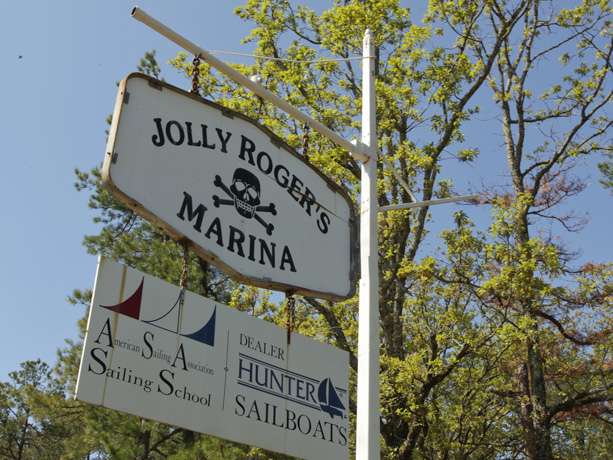 In the 1960s, the marina was called Maumelle Harbor. Today, it's Jolly Roger's Marina.