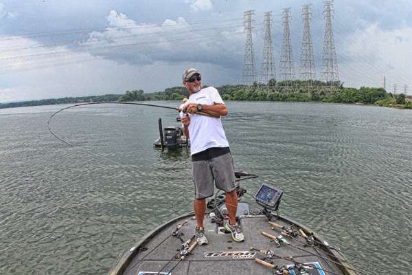 Kriet would continue searching for a lunker, frequently setting the hook.