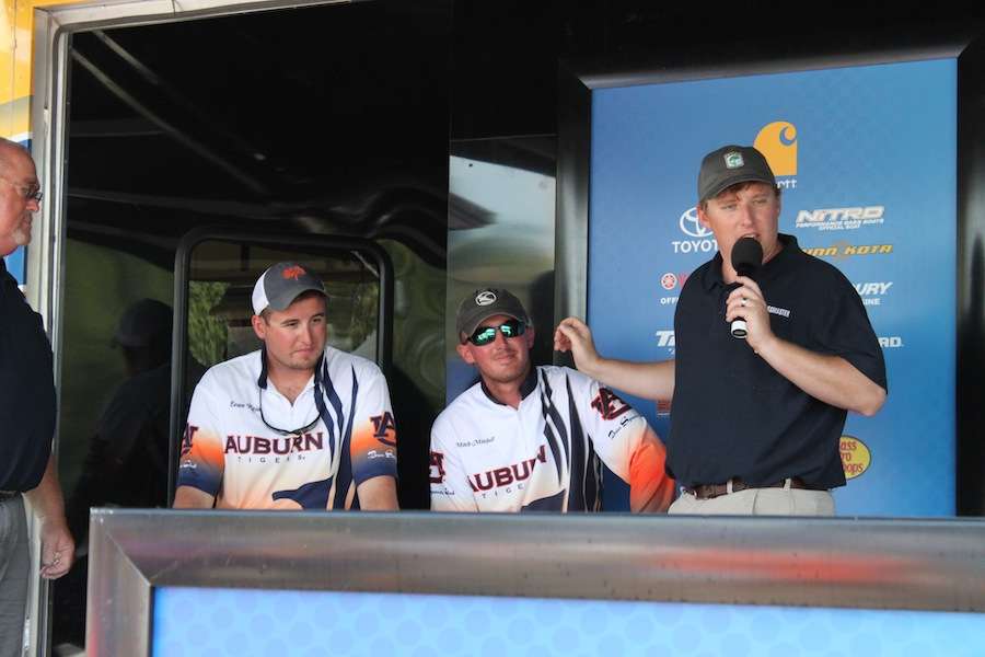 Current leaders from Auburn University takes the hot seat for the final five teams. 