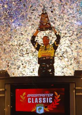 <p>
	<strong>4. When did you realize you had made it in the bass fishing industry?</strong></p>
<p>
	I still want to win another Bassmaster Angler of the Year title and another Classic would be nice. Then I'll think about considering myself accomplished.</p>
