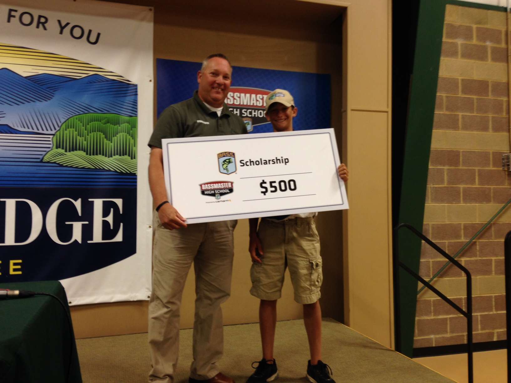 <p>Hunter Silverstrim won a $500 scholarship from B.A.S.S.</p> 