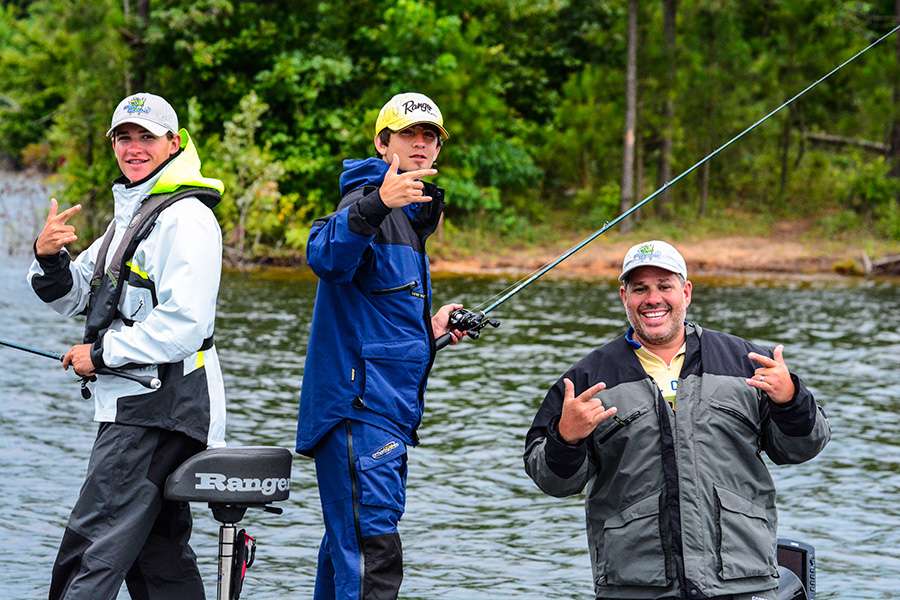 Pescitelli and Zaczek were happy to be fishing in the Top 10.