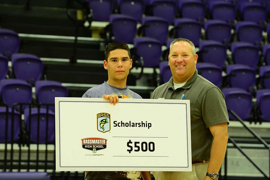 Scholarship winner Christian Chavez.