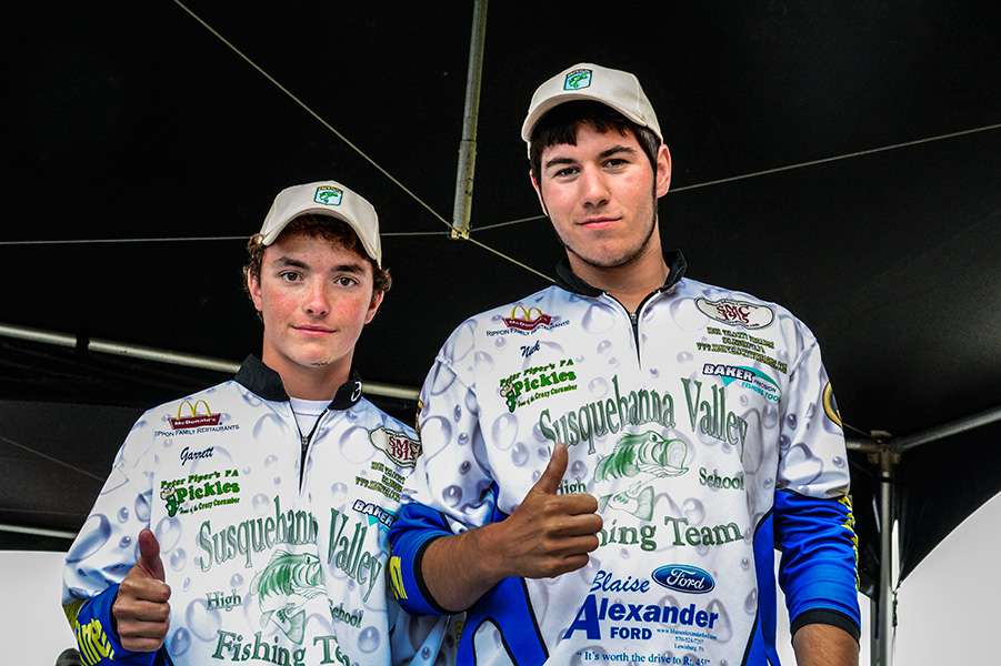2nd: Garrett Enders and Nick Osman (Susquehanna Valley, Pa.)