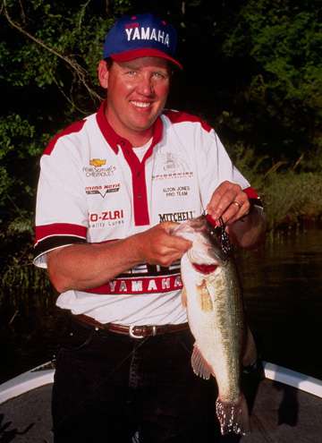 Alton Jones has been fishing professionally since 1990.