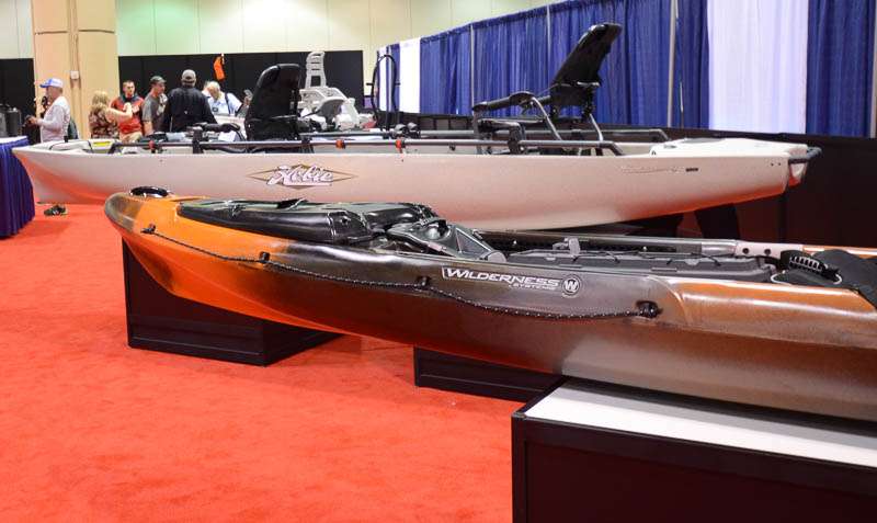 Small watercraft makes up a section of the New Product Showcase. 