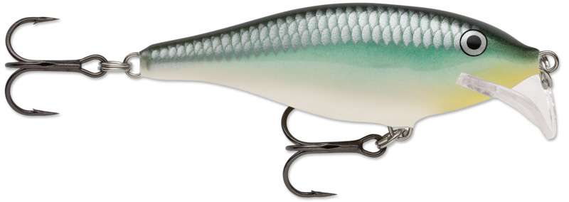 Rapala
Scatter Rap
The Scatter Rap was one of the best-received baits of 2013, but for 2014 it is getting a slew of new Ike's Custom Ink colors like blueback herring, Caribbean shad, disco shad and penguin.