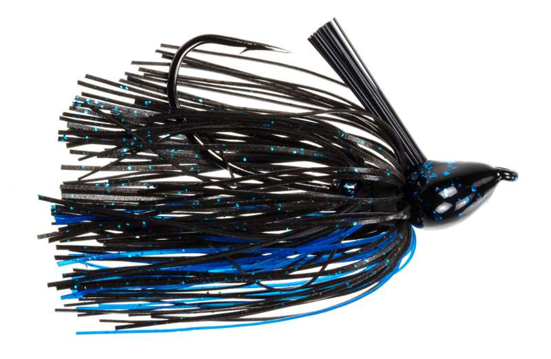 Strike King
Denny Brauer Baby Structure Jig
Denny Brauer's Structure jig is a cross between a flipping head and a football head, which Brauer says is as snagless as it gets when probing deep structure. If 3/4- or 1-ounce is too big for you, try this Baby model. 