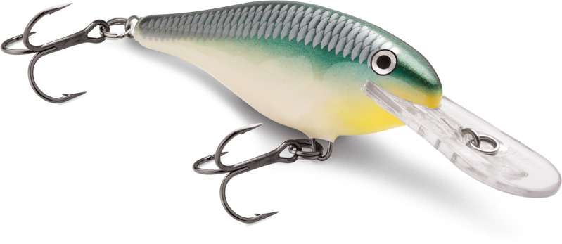 Rapala
Shad Rap
Rapala has upgraded the available paint schemes in the famous Shad Rap shape. But, nothing else about the minnow was modified. The colors from Ike's Custom Ink line that were added are blue back herring, Caribbean shad, demon, and mardi gras.