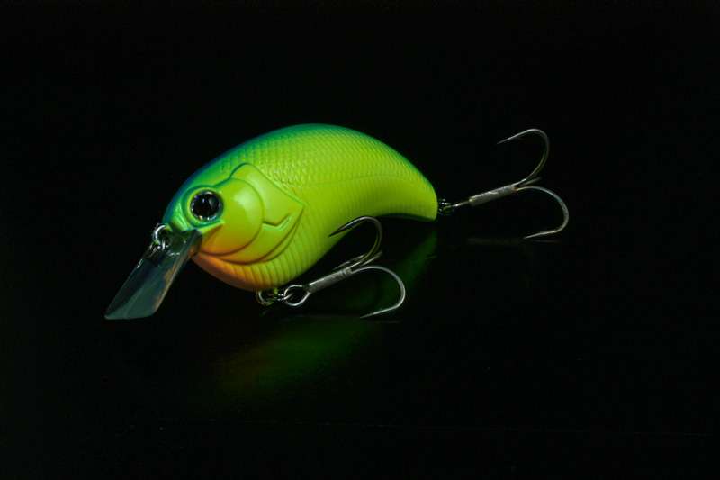 Deps
Evoke 1.2
This shallow diving crankbait weighs 3/8-oz and is 55MM in length. It dives to 3-4 feet on 20-pound line and its super buoyant body profile and plastic makes it the perfect crank to crash hard into cover.