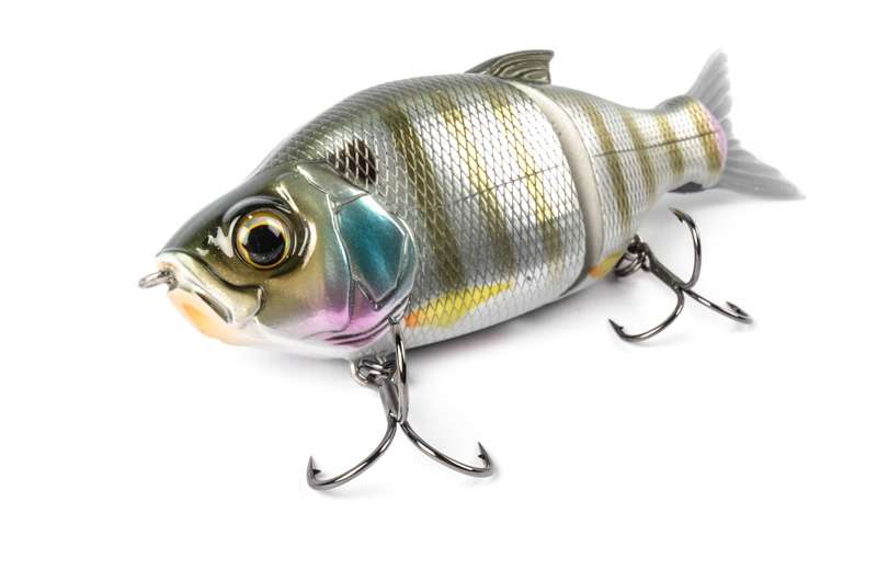 The Gan Craft S-Song 115 swimbait has a lazy 