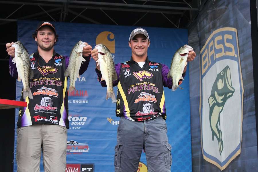 Cody Hahner and Mark Hugus, Wisconsin, Stevens Point (5th, 12-2)