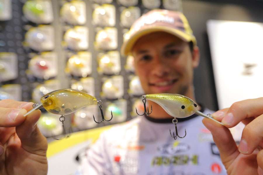 Brandon Palaniuk shows his love for these new lures.