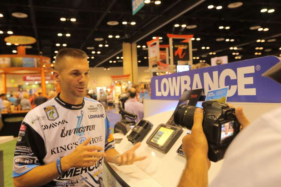 Randy Howell at Lowrance