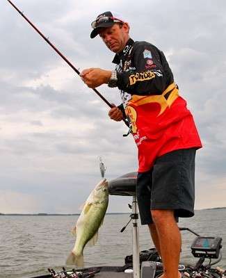 Here's today's KVD -- the best of all-time, winner of four Bassmaster Classics and seven AOYs.