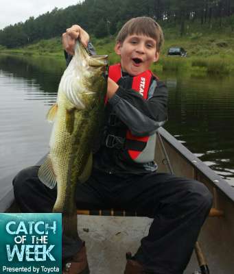 <p>Curt Ballard of Alabama is one of the winners of the Catch of the Week presented by Toyota contest for this photo of his son, Jackson. For his entry, he won a Shimano Citica 200G5 reel and a hat autographed by the Toyota pros. What follows are photos of contest winners and some of the best other entries from July. You can enter your photo, too, by clicking <a href=