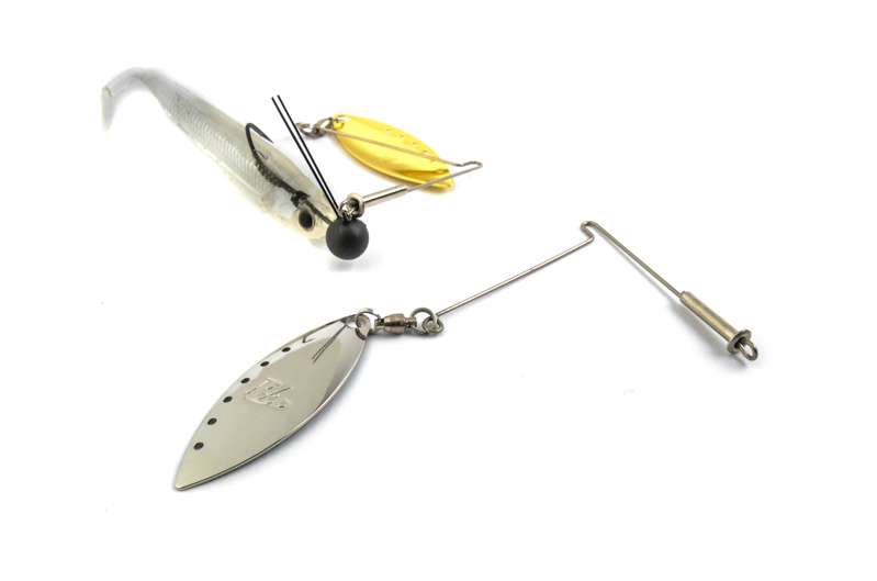 <p>When you put the Fish Arrow J Spinner on a wacky jighead, you've got a petite spinnerbait. The jighead is a Fish Arrow J Head.</p> 