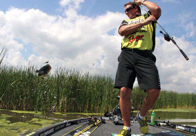 And the violent explosions of a bass attacking a topwater lure soon followed.