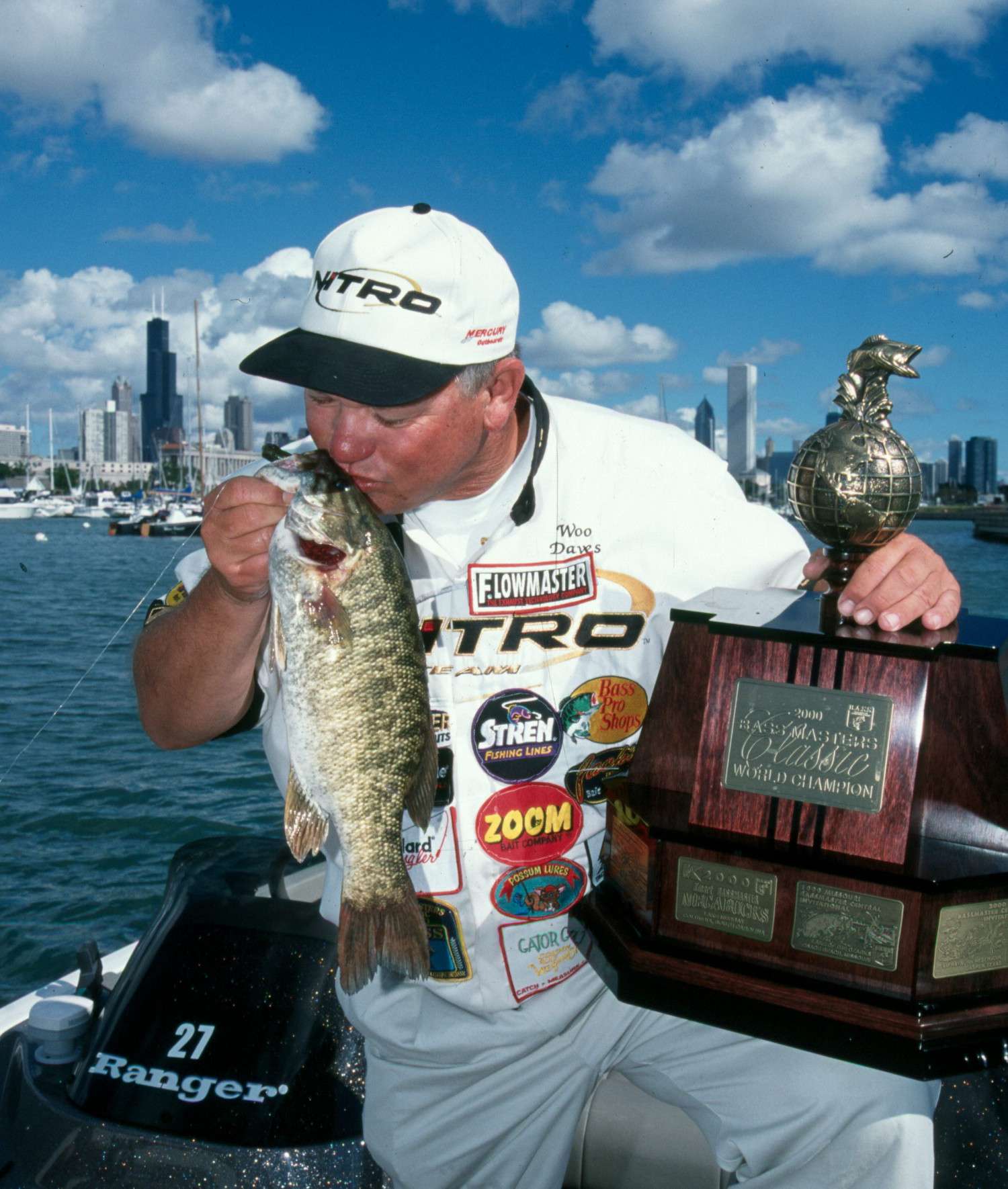 Oldest Classic Winner: Woo Daves, 54
At the ripe age of 54 years old, Woo Daves is the oldest Classic winner so far. He took the trophy on Chicago's Soldier Field after catching 27 pounds, 13 ounces out of Lake Michigan during the 2000 Bassmaster Classic. For reference, the average age of competitors in the Bassmaster Classic is usually in the mid- to late 30s.