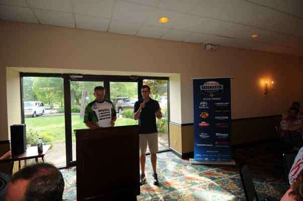 Jordan Riley, sports sales manager of Visit Bloomington, welcomes the Northern Divisional contenders to Lake Monroe. 