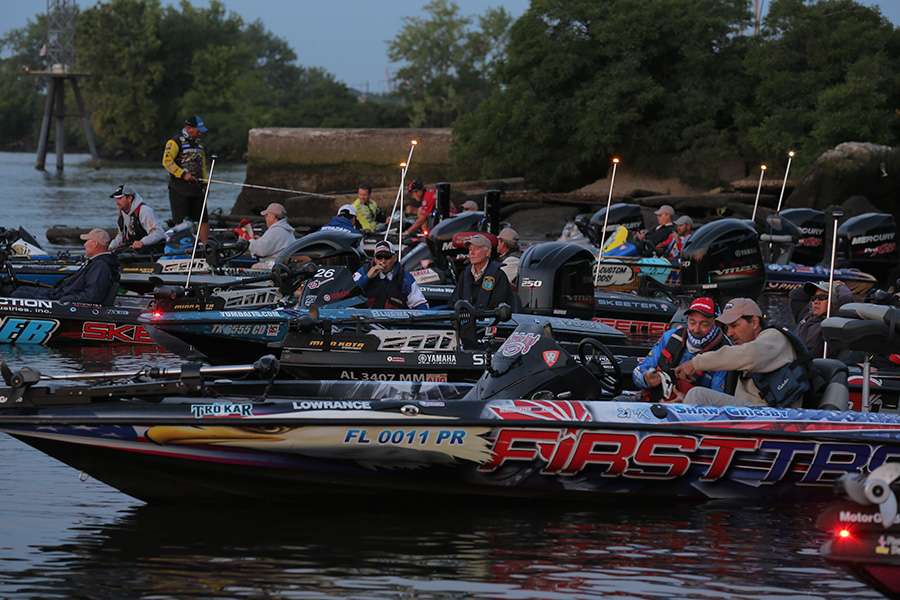 Most anglers are ready to go.