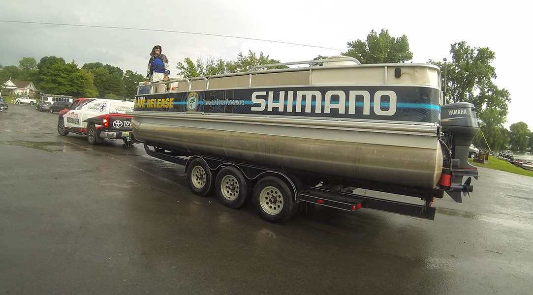 Shimano live release boat is ready to go.