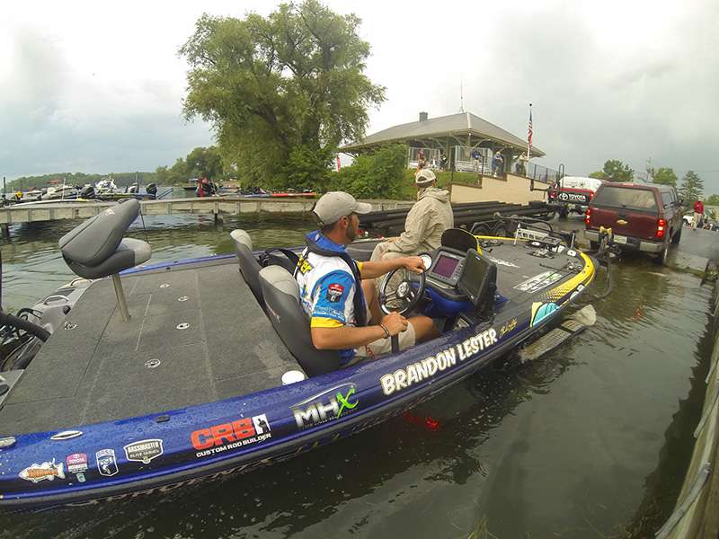 Brandon Lester is headed to the house.