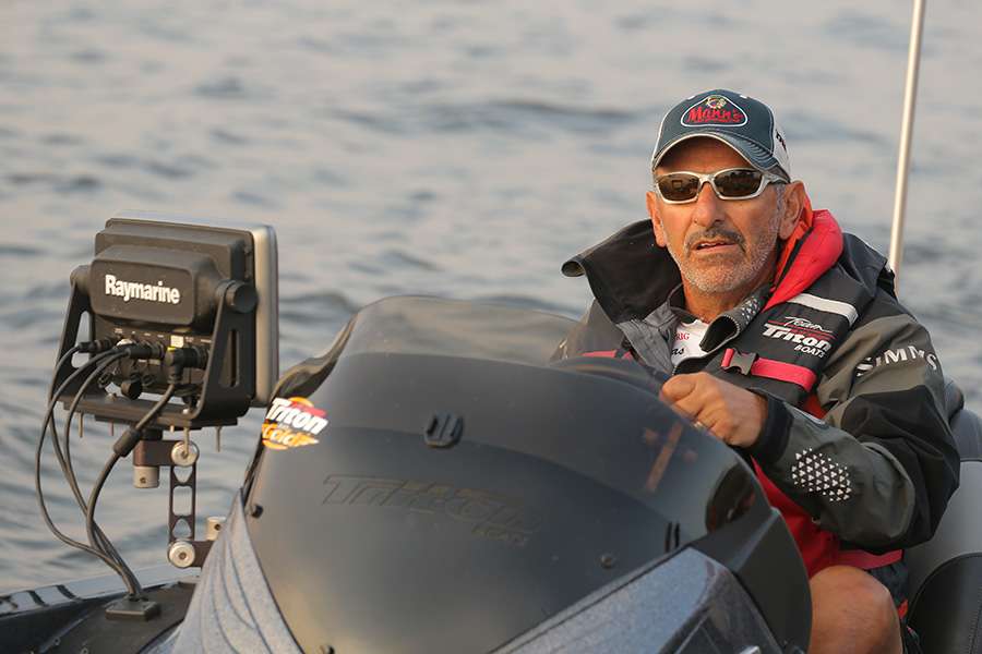 Paul Elias looks to have a prosperous Day 2 on the Delaware River.