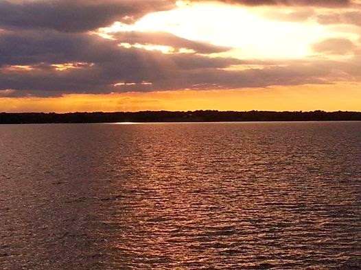 So as the sun sets on Cayuga Lake...
